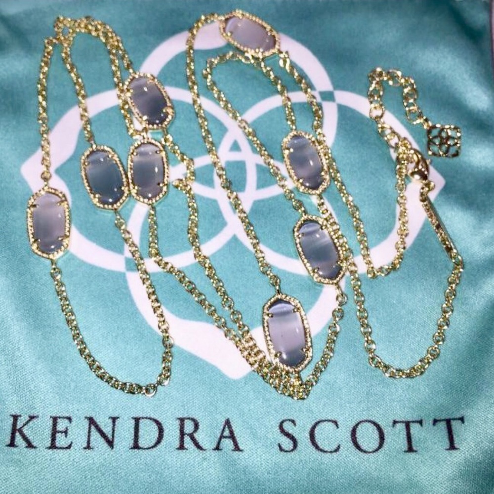 Kendra Scott Kelsie Slate Cat’s Eye in Gold